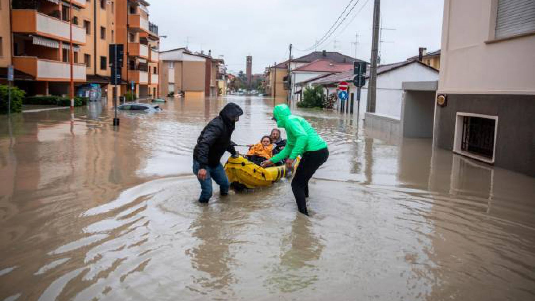 Más de 10.000 personas fueron evacuadas en las localidades de Italia afectadas por inundaciones